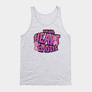 Awkward Heart Emoji Tank Top